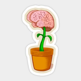 And the Brain grows on Sticker
